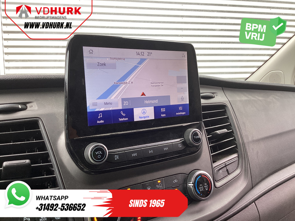 Ford Transit Custom Bestelbus 320 2.0 TDCI 130 pk L2 Trend BPM VRIJ! 2.8t Trekverm./ Stoelverw./ Carplay/ Camera/ PDC/ Cruise/ Trekhaak 13