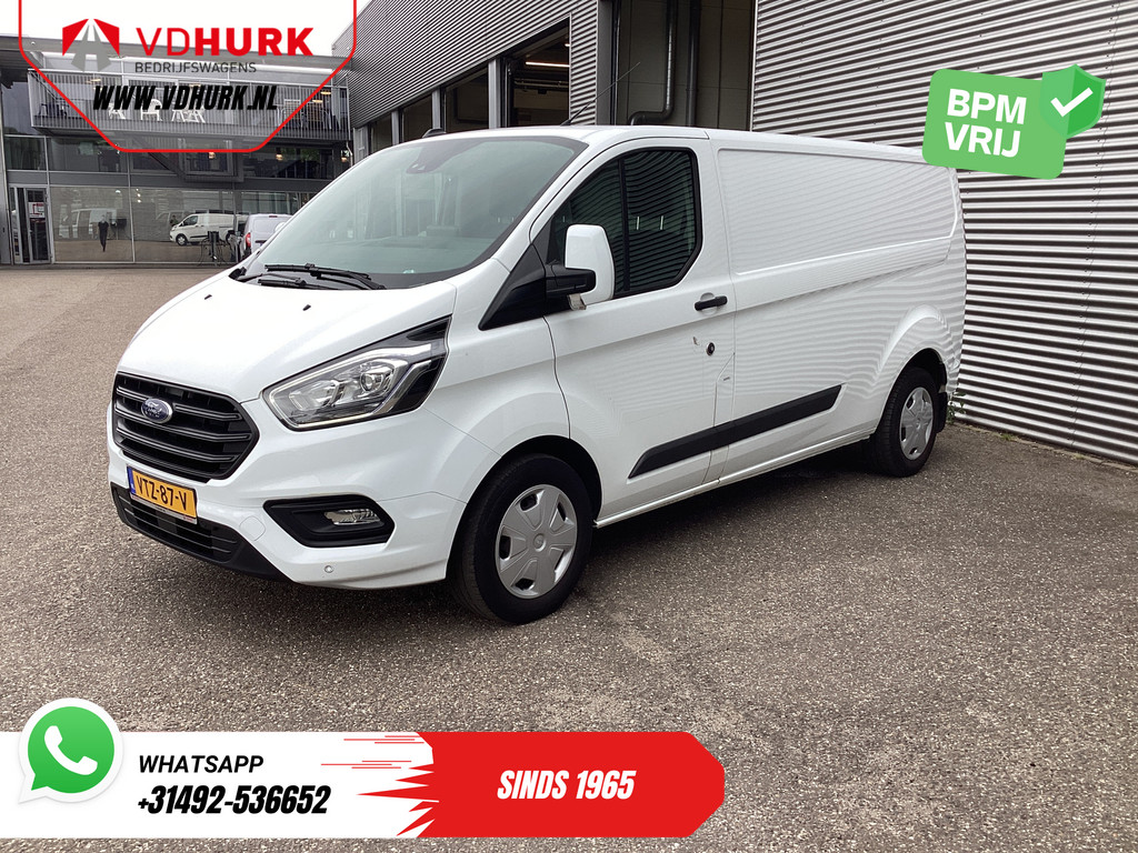 Ford Transit Custom Bestelbus 320 2.0 TDCI 130 pk L2 Trend BPM VRIJ! 2.8t Trekverm./ Stoelverw./ Carplay/ Camera/ PDC/ Cruise/ Trekhaak 8