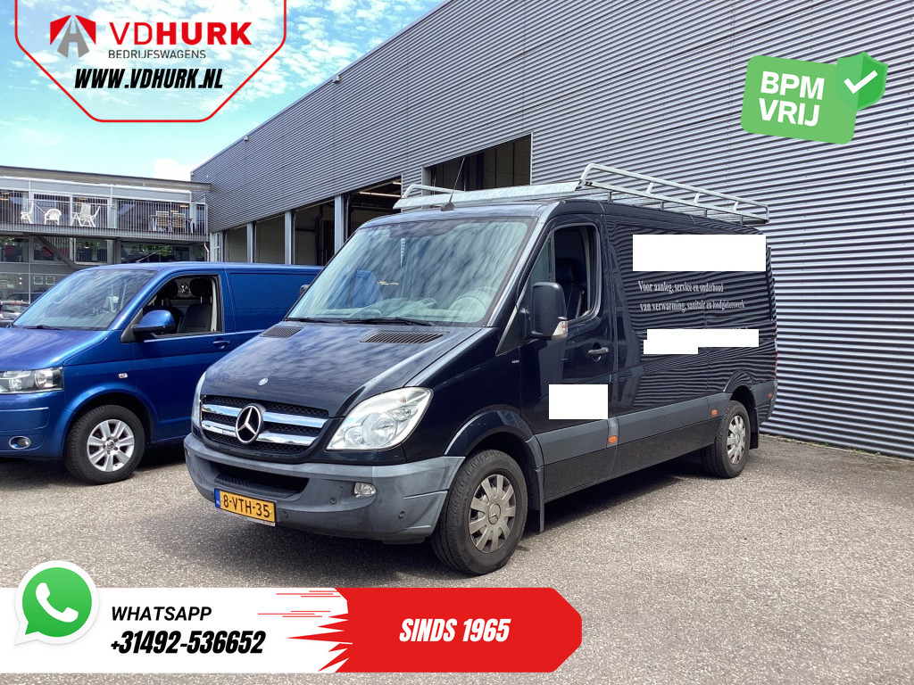 Mercedes-Benz Sprinter Bestelbus 313 2.2 CDI L2 EXPORT ONLY Imperiaal + Ladder/ Airco/ Cruise/ PDC/ Trekhaak 11