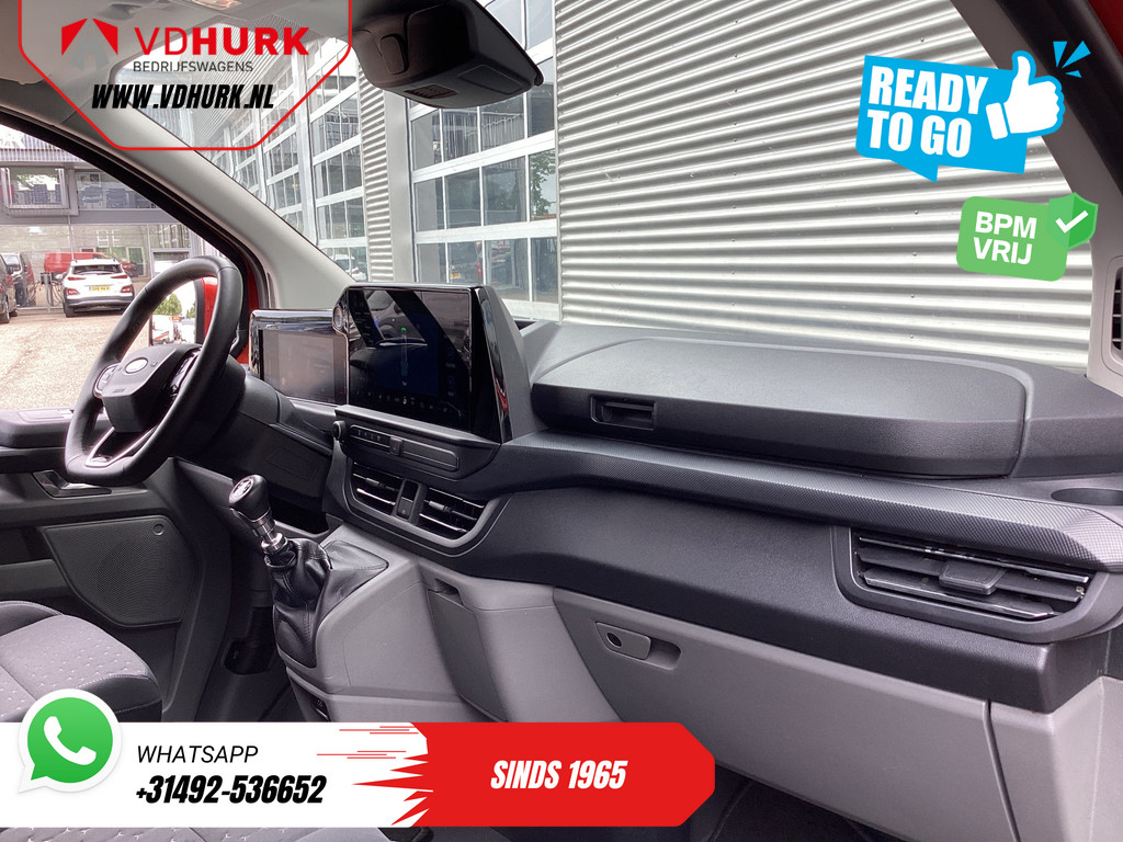 Ford Transit Custom Bestelbus 2.0 TDCI 150 pk L2 Limited BPM VRIJ! Garantie tot 1-28'/ Adapt. Cruise/ LED/ Stoelverw./ Stuurverw./ Carplay/ PDC/ Camera 10