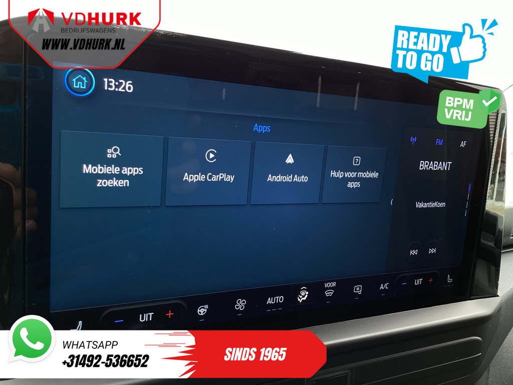 Ford Transit Custom Bestelbus 2.0 TDCI 150 pk L2 Limited BPM VRIJ! Garantie tot 1-28'/ Adapt. Cruise/ LED/ Stoelverw./ Stuurverw./ Carplay/ PDC/ Camera 13