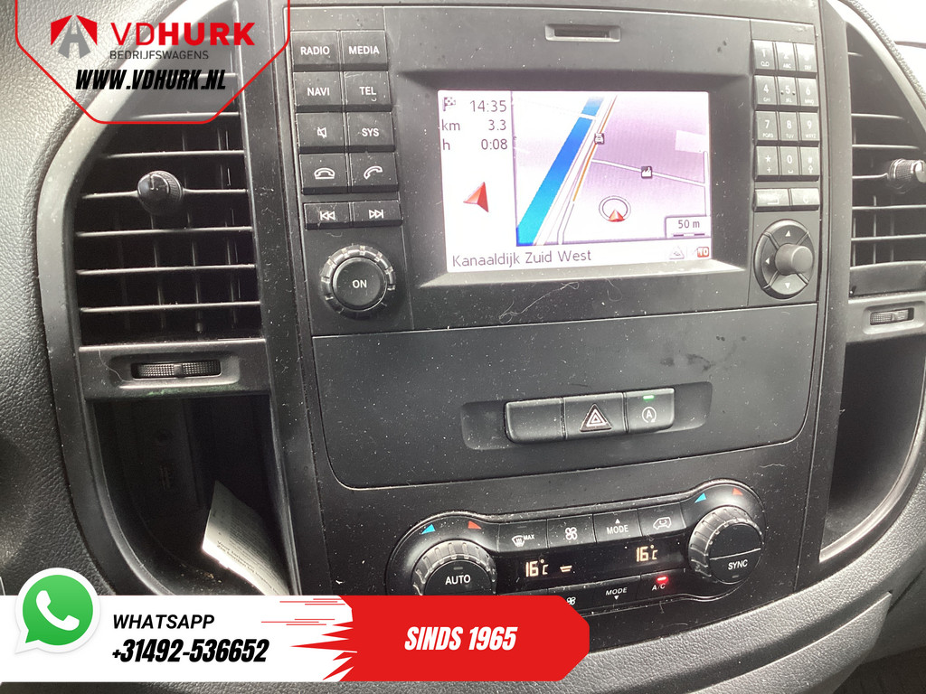 Mercedes-Benz Vito Bestelbus 110 CDI L2 Dubbel Cabine DC EXPORT ONLY NL Auto/ Climate/ Navi/ Cruise/ PDC/ Trekhaak 10