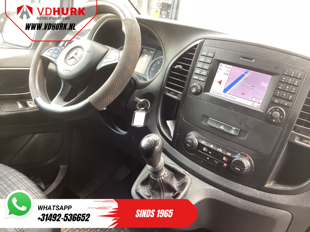 Mercedes-Benz Vito Bestelbus 110 CDI L2 Dubbel Cabine DC EXPORT ONLY NL Auto/ Climate/ Navi/ Cruise/ PDC/ Trekhaak 2