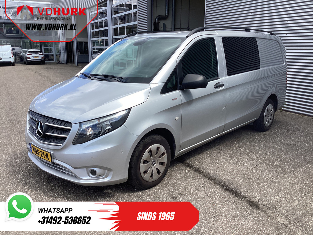 Mercedes-Benz Vito Bestelbus 110 CDI L2 Dubbel Cabine DC EXPORT ONLY NL Auto/ Climate/ Navi/ Cruise/ PDC/ Trekhaak 7