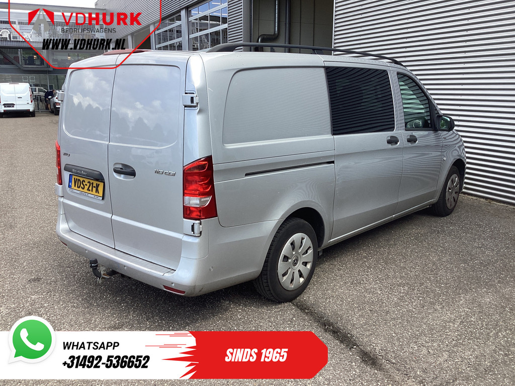 Mercedes-Benz Vito Bestelbus 110 CDI L2 Dubbel Cabine DC EXPORT ONLY NL Auto/ Climate/ Navi/ Cruise/ PDC/ Trekhaak 8