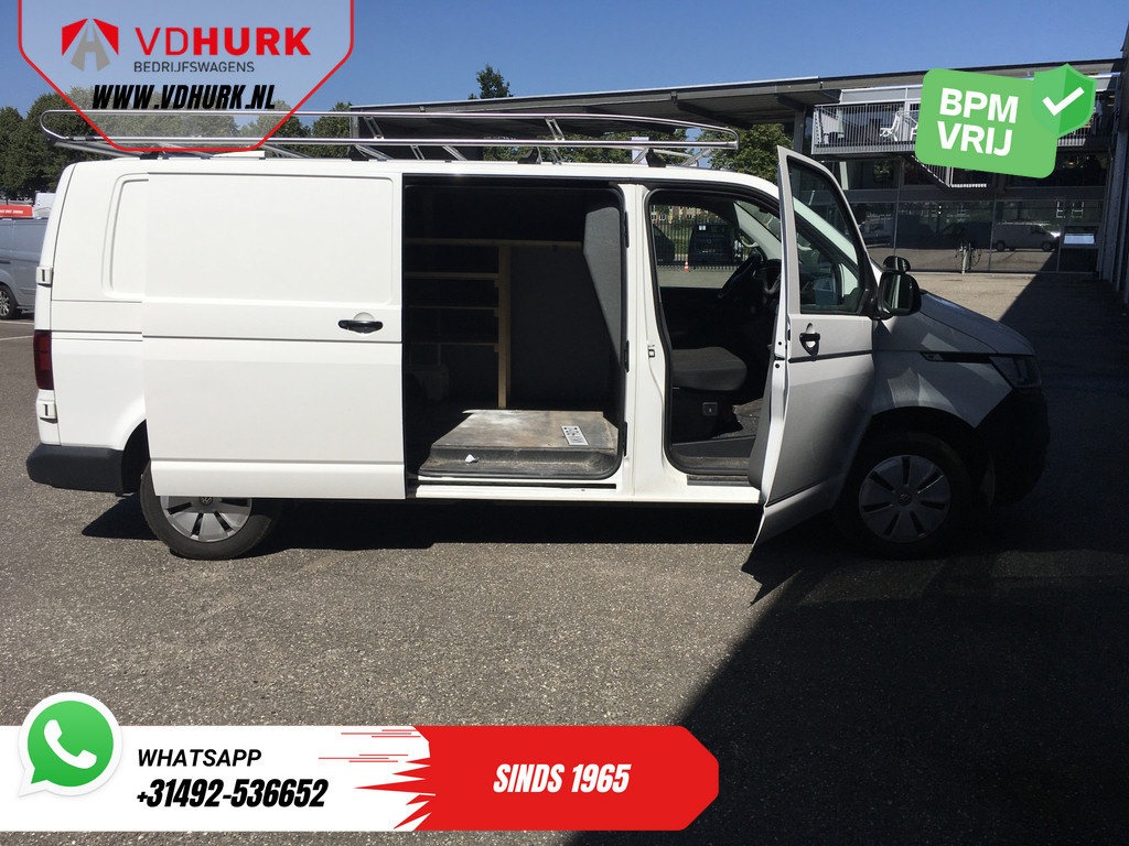 Volkswagen Transporter Bestelbus 2.0 TDI L2 BPM VRIJ! Imperiaal/ Carplay/ Airco/ Cruise/ PDC/ Trekhaak 5