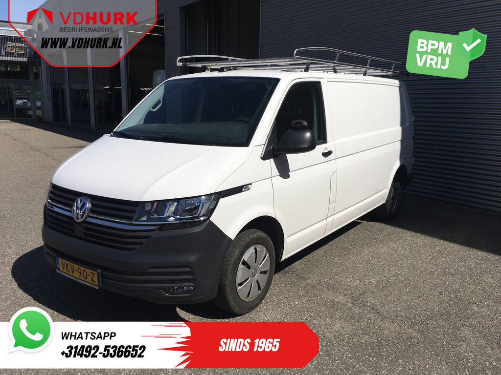 Volkswagen Transporter Bestelbus 2.0 TDI L2 BPM VRIJ! Imperiaal/ Carplay/ Airco/ Cruise/ PDC/ Trekhaak 7