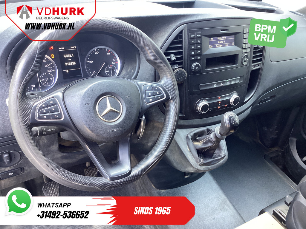 Mercedes-Benz Vito Bestelbus 116 CDI L3 XL EXPORT ONLY 2xSchuifdeur/ Standkachel/ Stoelverw./ Cruise/ Airco/ Trekhaak 12