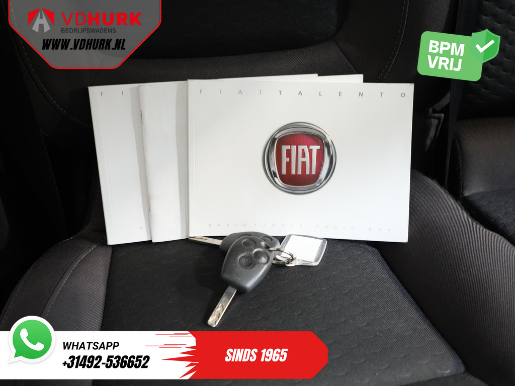 Fiat Talento Bestelbus 2.0 MJ 170 pk Aut. L2 BPM VRIJ! NL Auto/ 2xSchuifdeur/ Sidestep/ Navi/ Camera/ PDC/ Cruise/ Trekhaak/ Airco 23