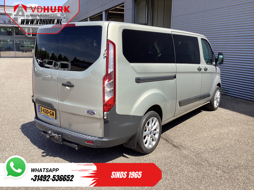 Ford Transit Custom Personenvervoer Tourneo 2.0 TDCI 130 pk L2 EXPORT ONLY EUR6 9 Pers/ 9P/ Airco/ Cruise/ PDC/ LMV/ Trekhaak 8