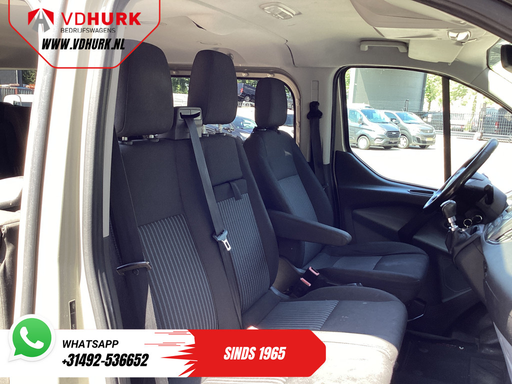 Ford Transit Custom Personenvervoer Tourneo 2.0 TDCI 130 pk L2 EXPORT ONLY EUR6 9 Pers/ 9P/ Airco/ Cruise/ PDC/ LMV/ Trekhaak 9