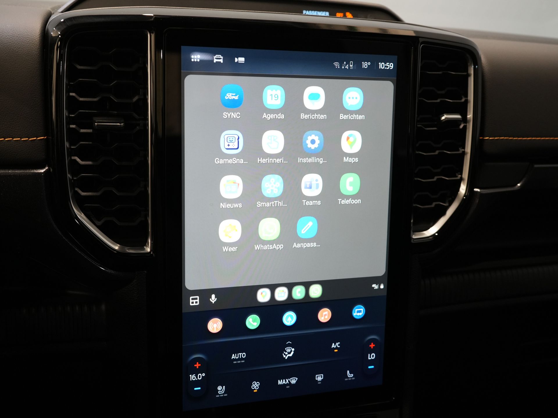 Ford Ranger Bestelbus Wildtrak 2.3 PHEV Double Cab 4x4/ B&O/ Tech-Pack/ Adapt.Cruise/ 3.5t Trekverm./ 360 Camera/ Leder/ Alarm/ Navi/ Carplay/ Trekhaa 29