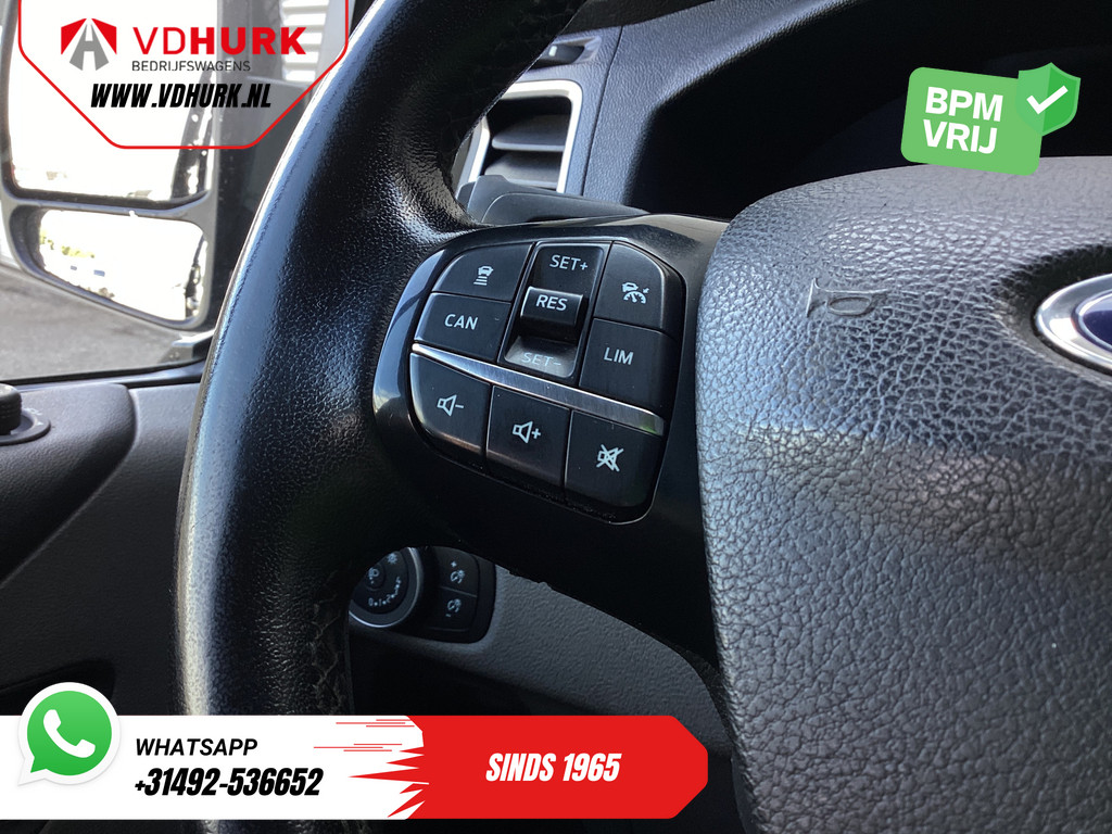 Ford Transit Custom Bestelbus 2.0 TDCI 170 pk Aut. L2 Limited DC Dubbel Cabine EXPORT ONLY Riem V.V/ Adapt.Cruise/ Bi-Xenon/ Leder/ 2xSchuifdeur/ Elek.Stoel/  12