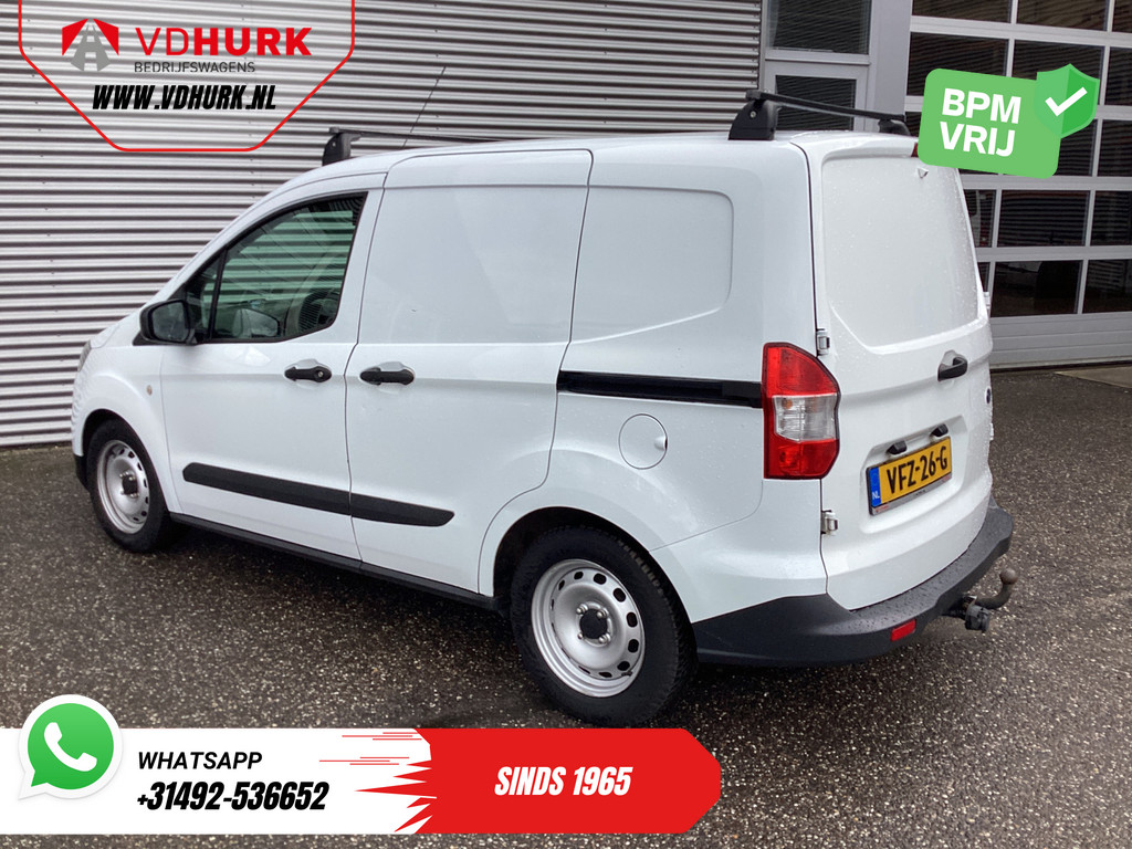 Ford Transit Courier Bestelbus 1.0 EcoBoost 100 pk Trend Benzine BPM VRIJ 2xSchuifdeur/ Airco/ Camera/ Trekhaak/ Dakdragers 1