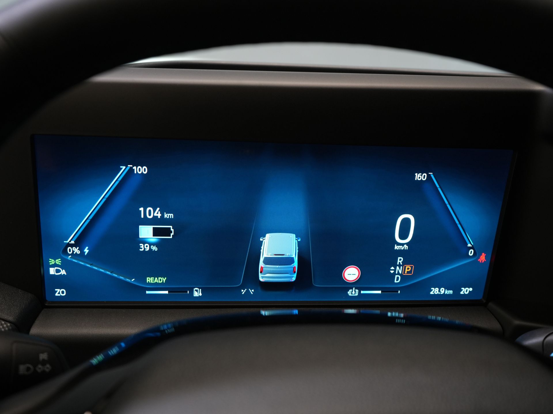 Ford E-Transit Custom Bestelbus 340 L2 65 kWh 330 km WLTP 2.3t Trekverm./ Snellader/ LED/ Standkachel/ Stoelverw./ Stuur.Verw./ Voorruit.Verw./ Carplay/ Camera/ 20