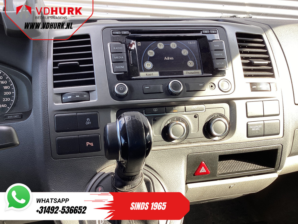 Volkswagen Transporter Bestelbus 2.0 TDI 140 pk DSG Aut. L2 Dubbel Cabine DC EXPORT 2.5t Trekverm./ Cruise/ Airco/ PDC V+A/ LMV 10