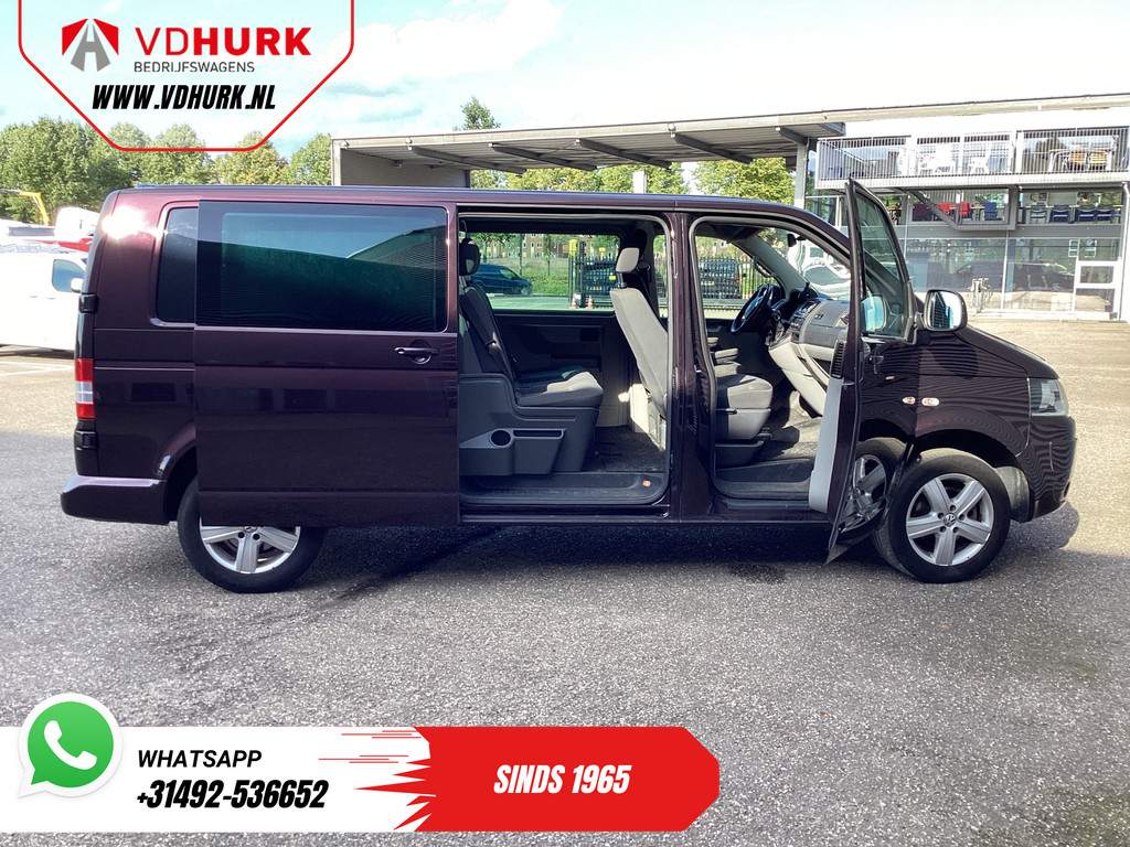 Volkswagen Transporter Bestelbus 2.0 TDI 140 pk DSG Aut. L2 Dubbel Cabine DC EXPORT 2.5t Trekverm./ Cruise/ Airco/ PDC V+A/ LMV 5