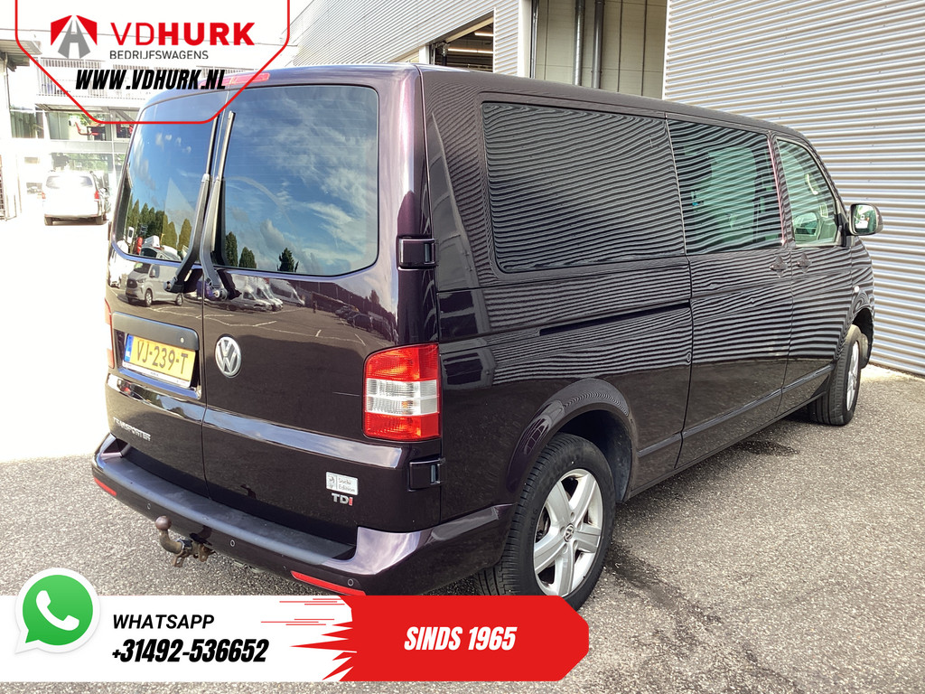 Volkswagen Transporter Bestelbus 2.0 TDI 140 pk DSG Aut. L2 Dubbel Cabine DC EXPORT 2.5t Trekverm./ Cruise/ Airco/ PDC V+A/ LMV 8