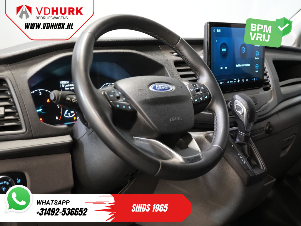 Ford Transit Bestelbus 350 2.0 TDCI 170 pk Aut. Jumbo L4H3 RWD BPM VRIJ! 270 Gr. Deuren/ Climate/ Betimmerd/ Camera/ Carplay/ Cruise/ PDC 13