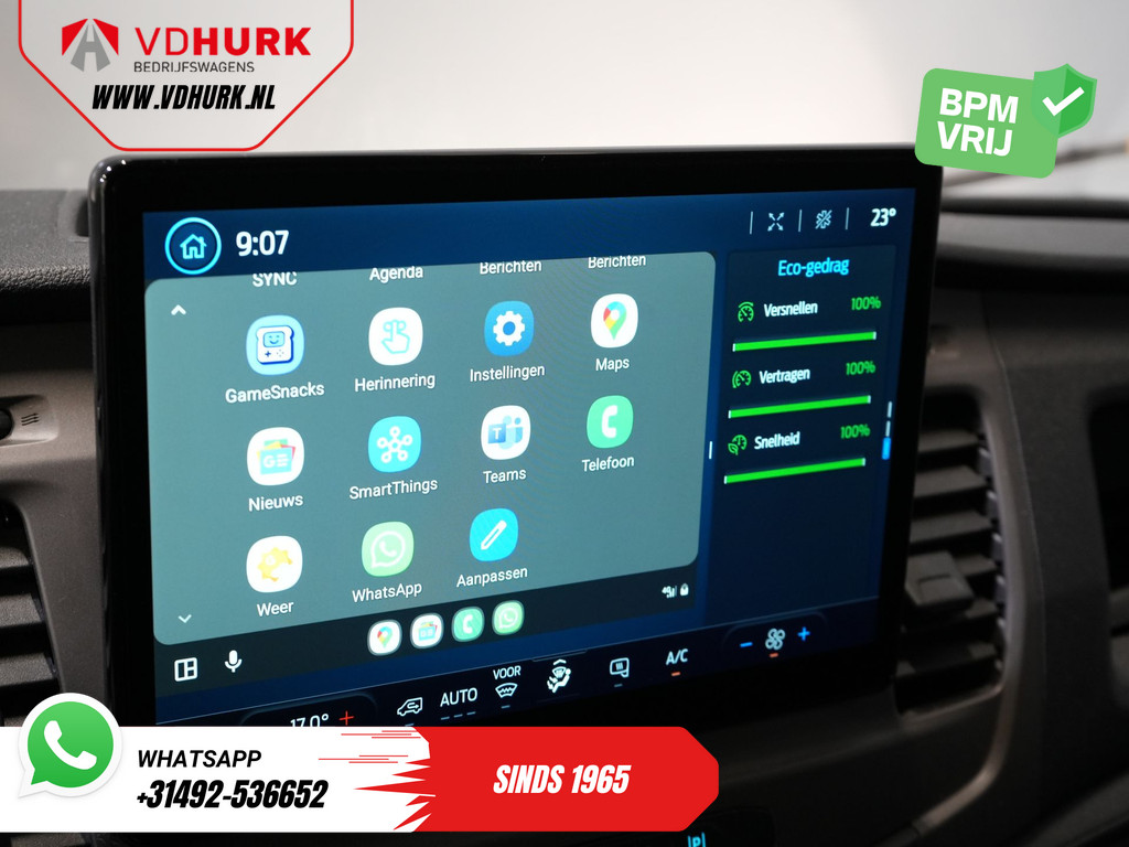 Ford Transit Bestelbus 350 2.0 TDCI 170 pk Aut. Jumbo L4H3 RWD BPM VRIJ! 270 Gr. Deuren/ Climate/ Betimmerd/ Camera/ Carplay/ Cruise/ PDC 28