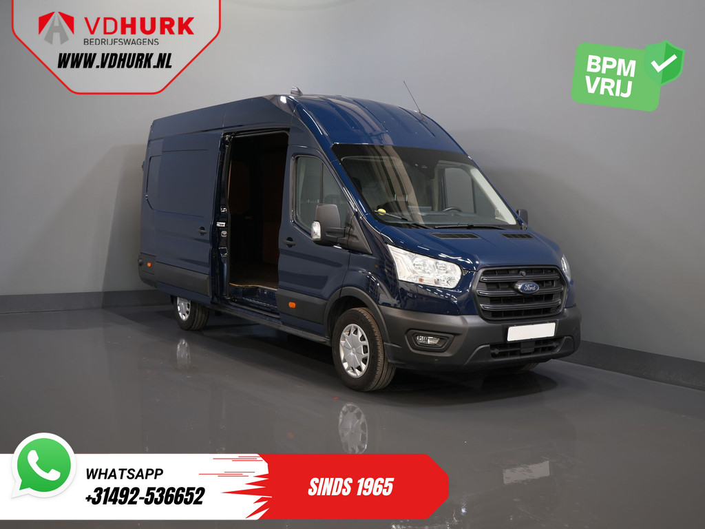 Ford Transit Bestelbus 350 2.0 TDCI 170 pk Aut. Jumbo L4H3 RWD BPM VRIJ! 270 Gr. Deuren/ Climate/ Betimmerd/ Camera/ Carplay/ Cruise/ PDC 8