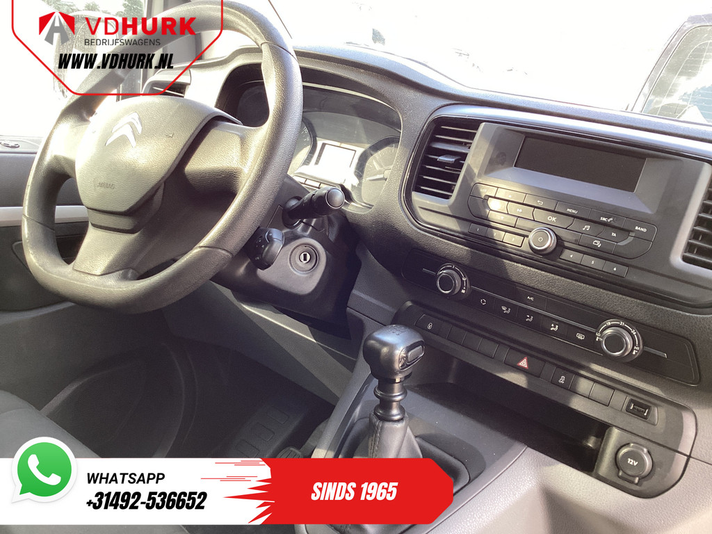 Citroën Jumpy Bestelbus 2.0 HDI 125 pk L3 Dubbel Cabine EXPORT 6 Pers./ 2xSchuifdeur/ Riem.VV/ Betimmerd/ LMV/ PDC/ Cruise/ Trekhaak/ Airco 2