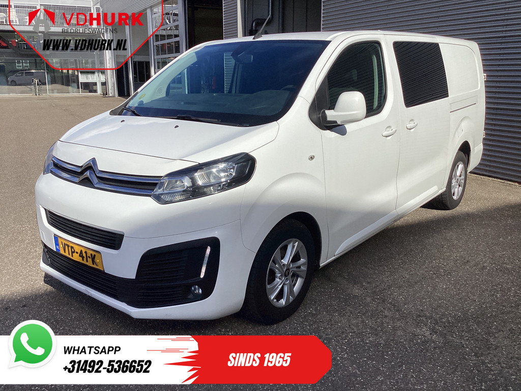 Citroën Jumpy Bestelbus 2.0 HDI 125 pk L3 Dubbel Cabine EXPORT 6 Pers./ 2xSchuifdeur/ Riem.VV/ Betimmerd/ LMV/ PDC/ Cruise/ Trekhaak/ Airco 7