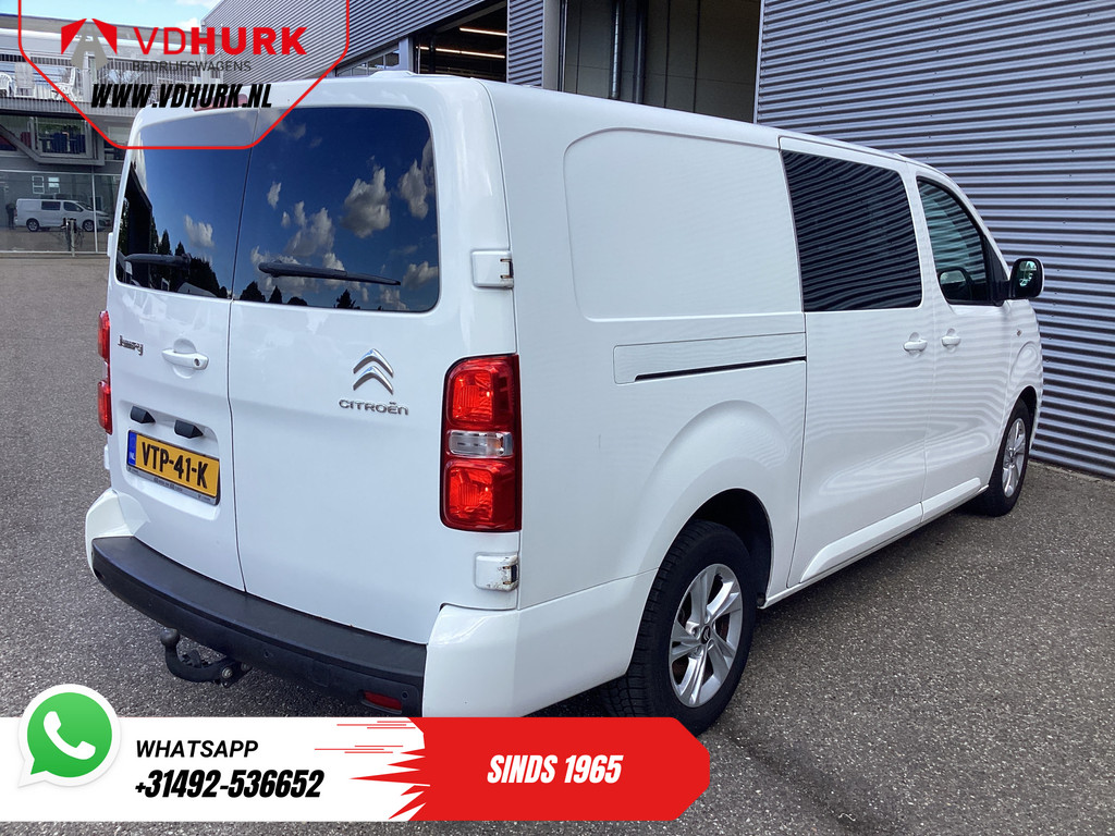 Citroën Jumpy Bestelbus 2.0 HDI 125 pk L3 Dubbel Cabine EXPORT 6 Pers./ 2xSchuifdeur/ Riem.VV/ Betimmerd/ LMV/ PDC/ Cruise/ Trekhaak/ Airco 8