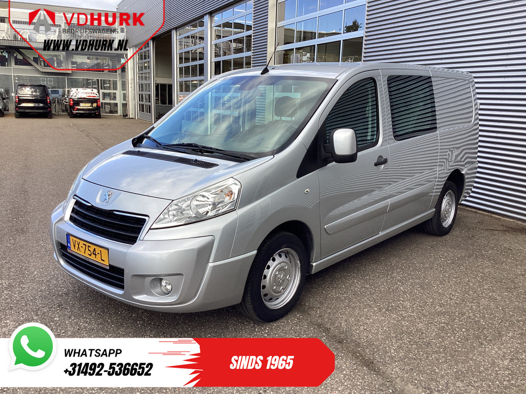 Peugeot Expert Bestelbus 2.0 HDI 130 pk L2 Dubbel Cabine DC EXPORT Airco/ Cruise/ Navi/ PDC/ Trekhaak 7