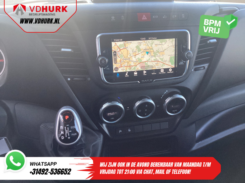 Iveco Daily Bestelbus 35S18 3.0 180 pk Aut. L2H2 BPM VRIJ 3.5t Trekverm./ Adapt. Cruise/ LED/ Carplay/ 270Gr.Deuren/ Climate/ Gev. Stoel/ LED/ Camera/ 10