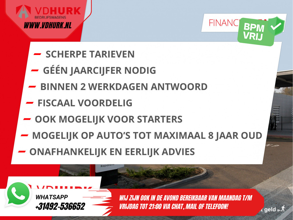 Iveco Daily Bestelbus 35S18 3.0 180 pk Aut. L2H2 BPM VRIJ 3.5t Trekverm./ Adapt. Cruise/ LED/ Carplay/ 270Gr.Deuren/ Climate/ Gev. Stoel/ LED/ Camera/ 13