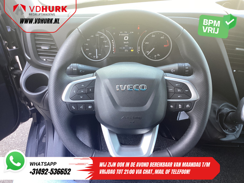 Iveco Daily Bestelbus 35S18 3.0 180 pk Aut. L2H2 BPM VRIJ 3.5t Trekverm./ Adapt. Cruise/ LED/ Carplay/ 270Gr.Deuren/ Climate/ Gev. Stoel/ LED/ Camera/ 9