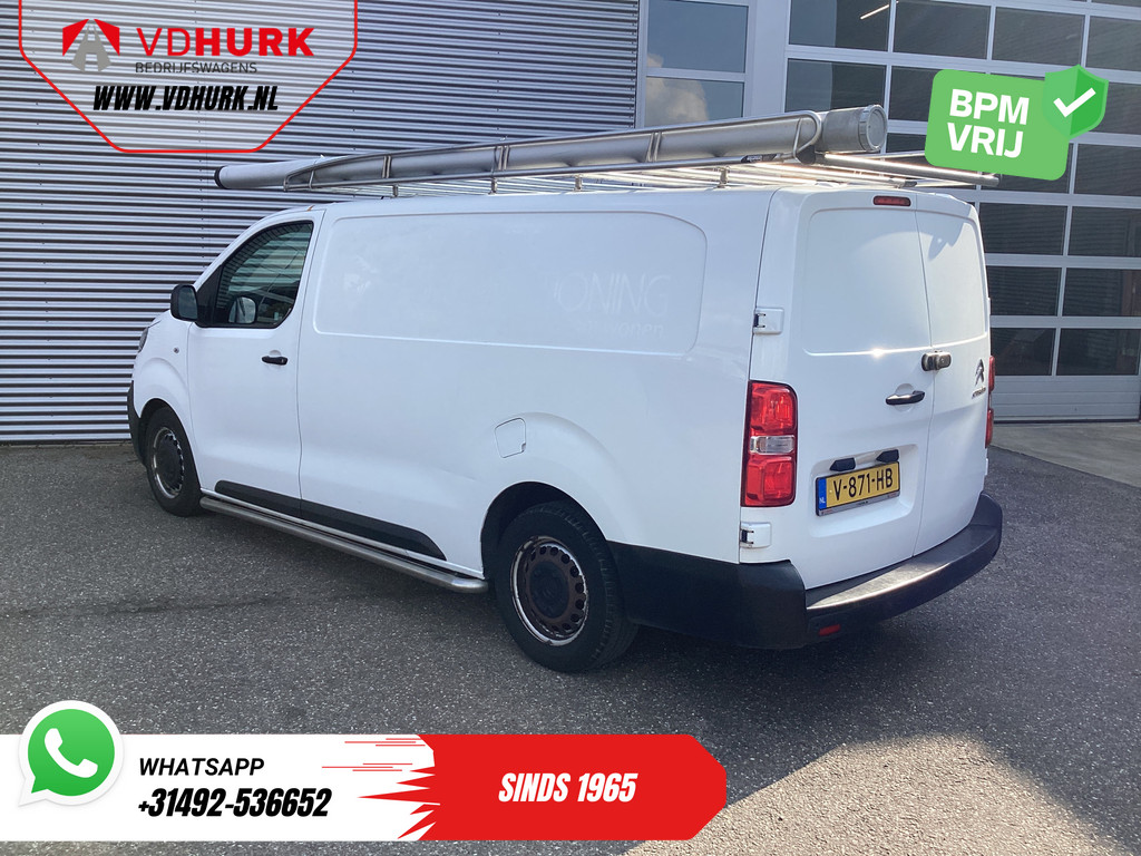 Citroën Jumpy Bestelbus 2.0 HDI 125 pk L3 EXPORT Inrichting/ Imperiaal/ Carplay/ Cruise/ Sidebars/ Airco/ PDC 1