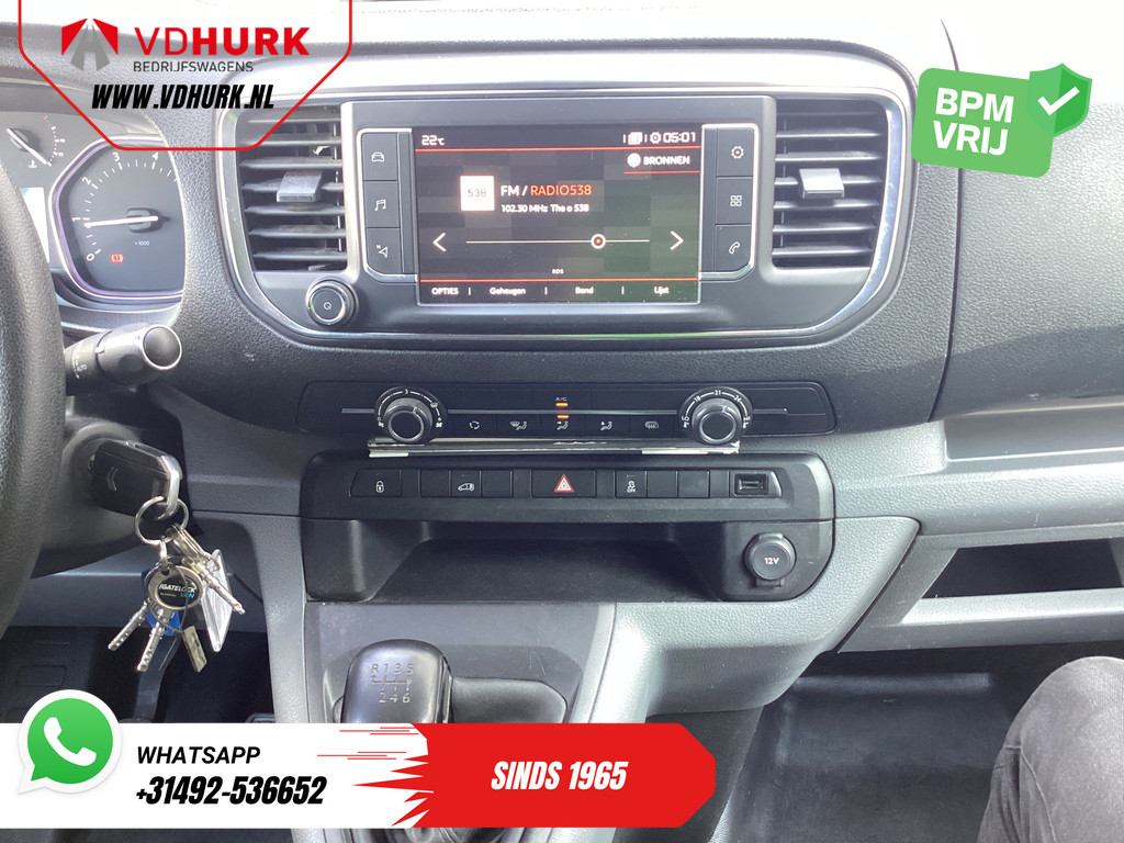 Citroën Jumpy Bestelbus 2.0 HDI 125 pk L3 EXPORT Inrichting/ Imperiaal/ Carplay/ Cruise/ Sidebars/ Airco/ PDC 11