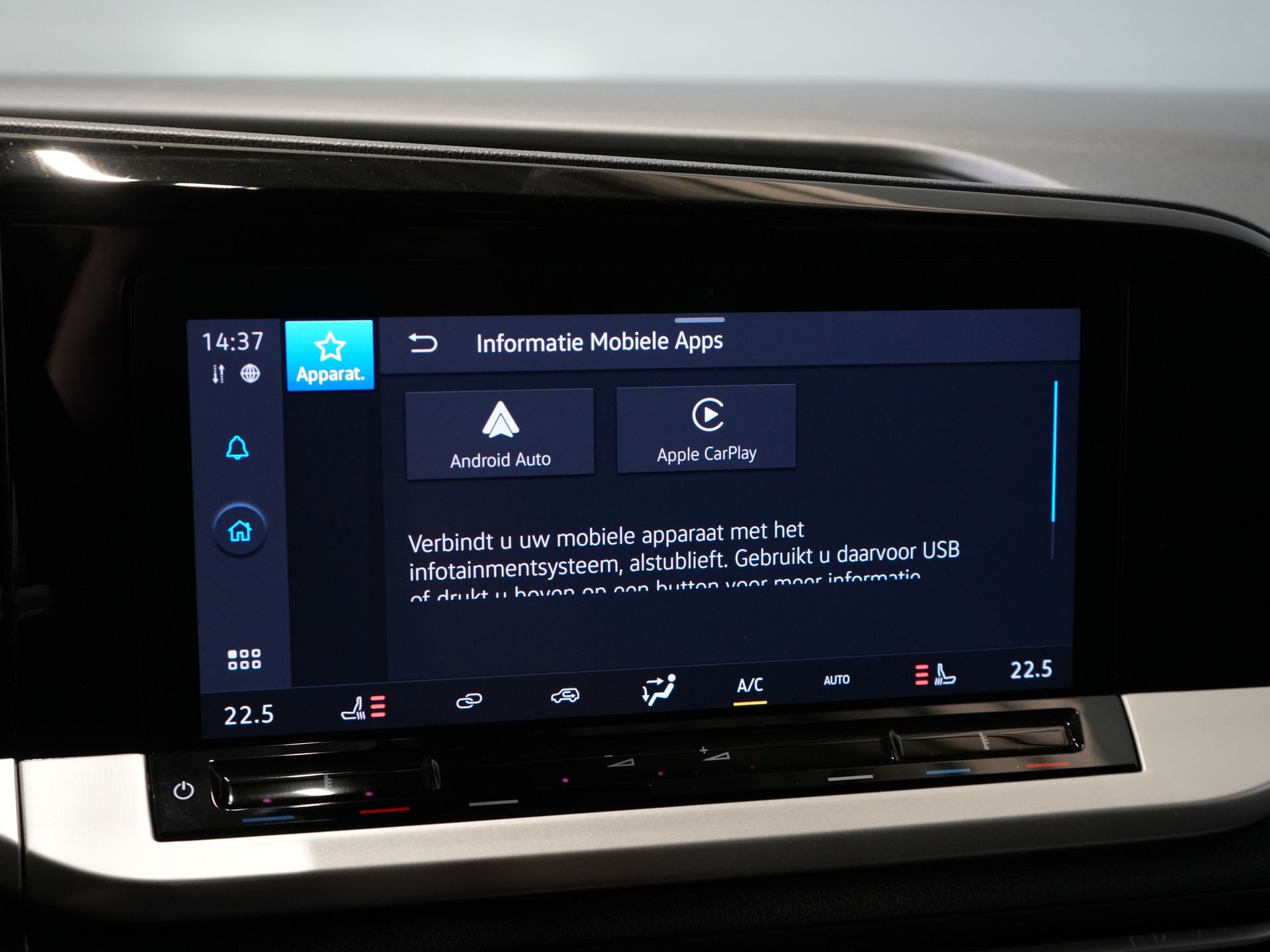 Volkswagen Caddy Cargo Maxi Bestelbus (Connect) 2.0 125 pk DSG Aut. L2 Limited BPM VRIJ! Adapt.Cruise/ LED/ Virtual Cockpit/ Stoelverw./ Carplay/ Stuurverw./ Navi/ Ca 24