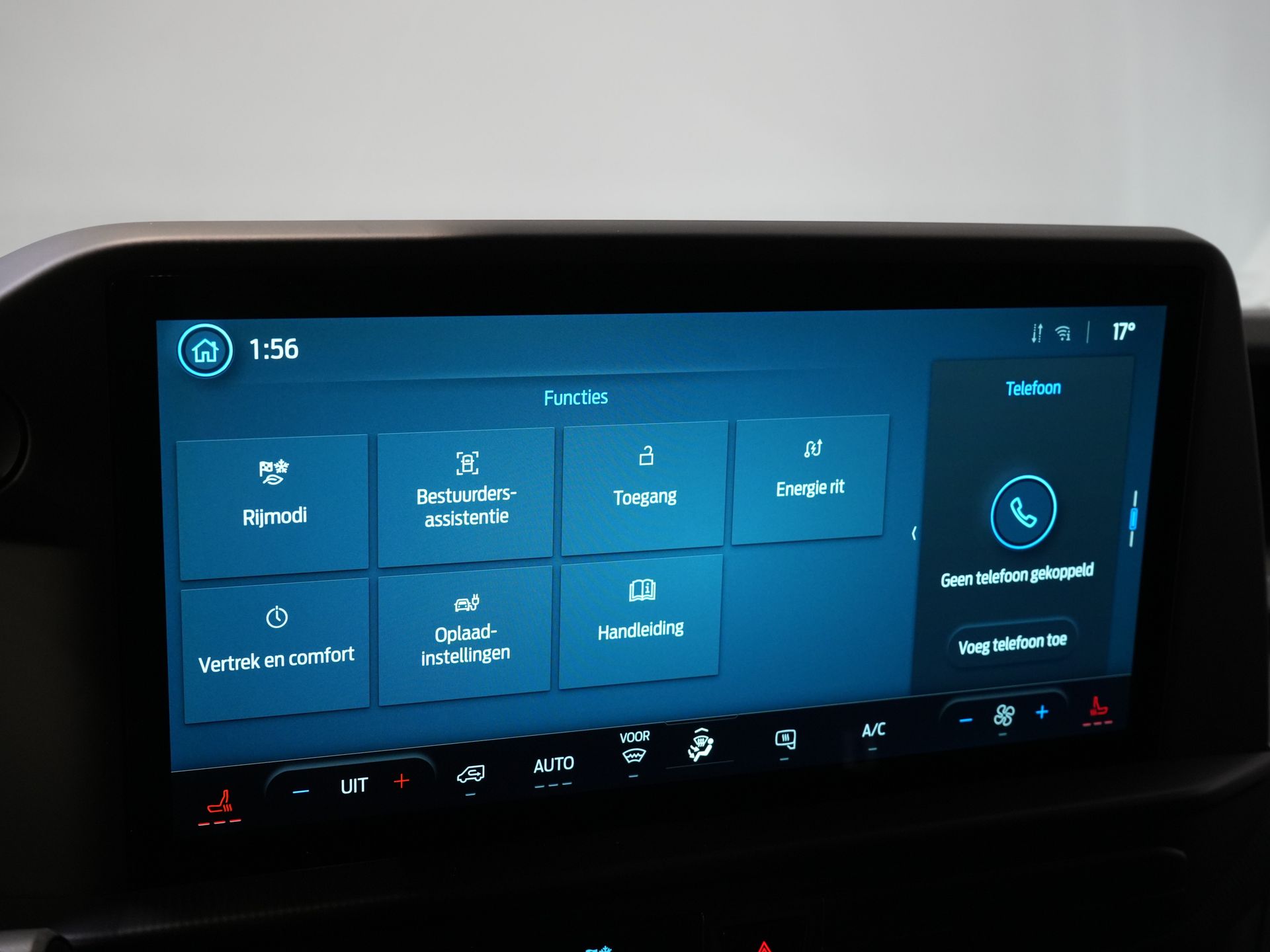 Ford E-Transit Custom Bestelbus 320 Trend 65 kWh 328 km WLTP LED/ Snellader/ Standkachel/ Stoelverw./ Carplay/ Climate/ Camera/ PDC/ Cruise 23