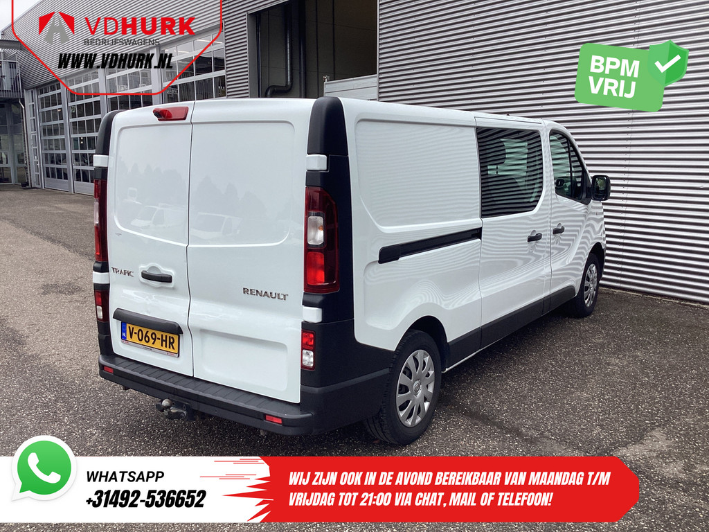Renault Trafic Bestelbus 1.6 dCi 125 pk L2 DC Dubbel Cabine BPM VRIJ NL Auto/ Camera/ Cruise/ Navi/ Airco/ Trekhaak 12
