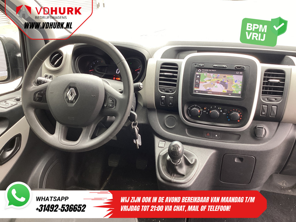 Renault Trafic Bestelbus 1.6 dCi 125 pk L2 DC Dubbel Cabine BPM VRIJ NL Auto/ Camera/ Cruise/ Navi/ Airco/ Trekhaak 2