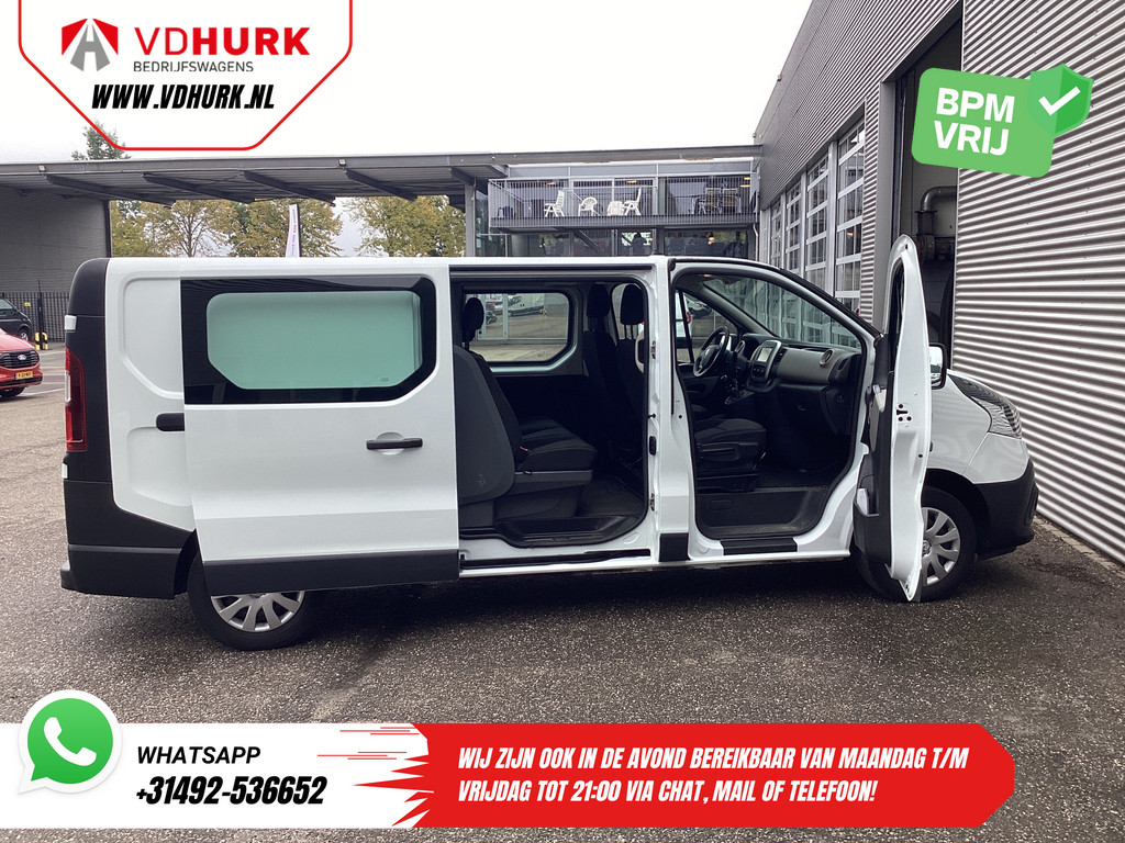 Renault Trafic Bestelbus 1.6 dCi 125 pk L2 DC Dubbel Cabine BPM VRIJ NL Auto/ Camera/ Cruise/ Navi/ Airco/ Trekhaak 5