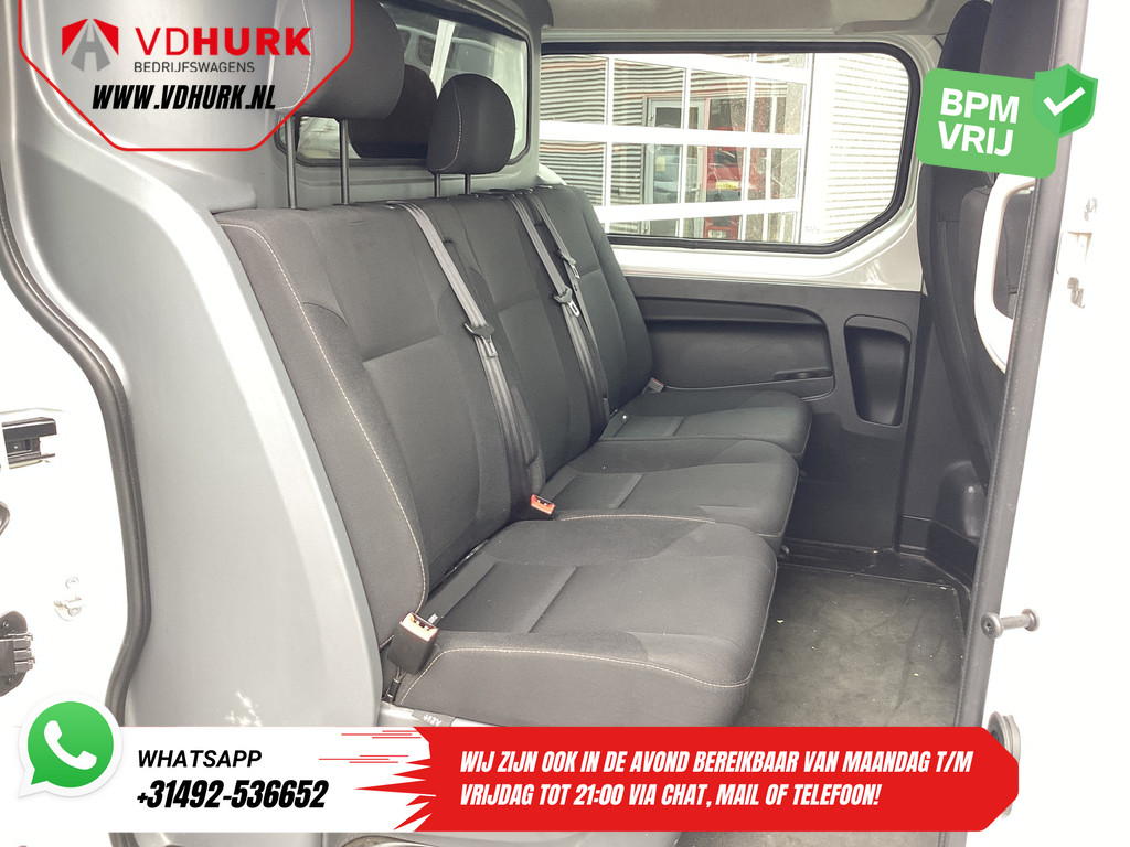Renault Trafic Bestelbus 1.6 dCi 125 pk L2 DC Dubbel Cabine BPM VRIJ NL Auto/ Camera/ Cruise/ Navi/ Airco/ Trekhaak 8