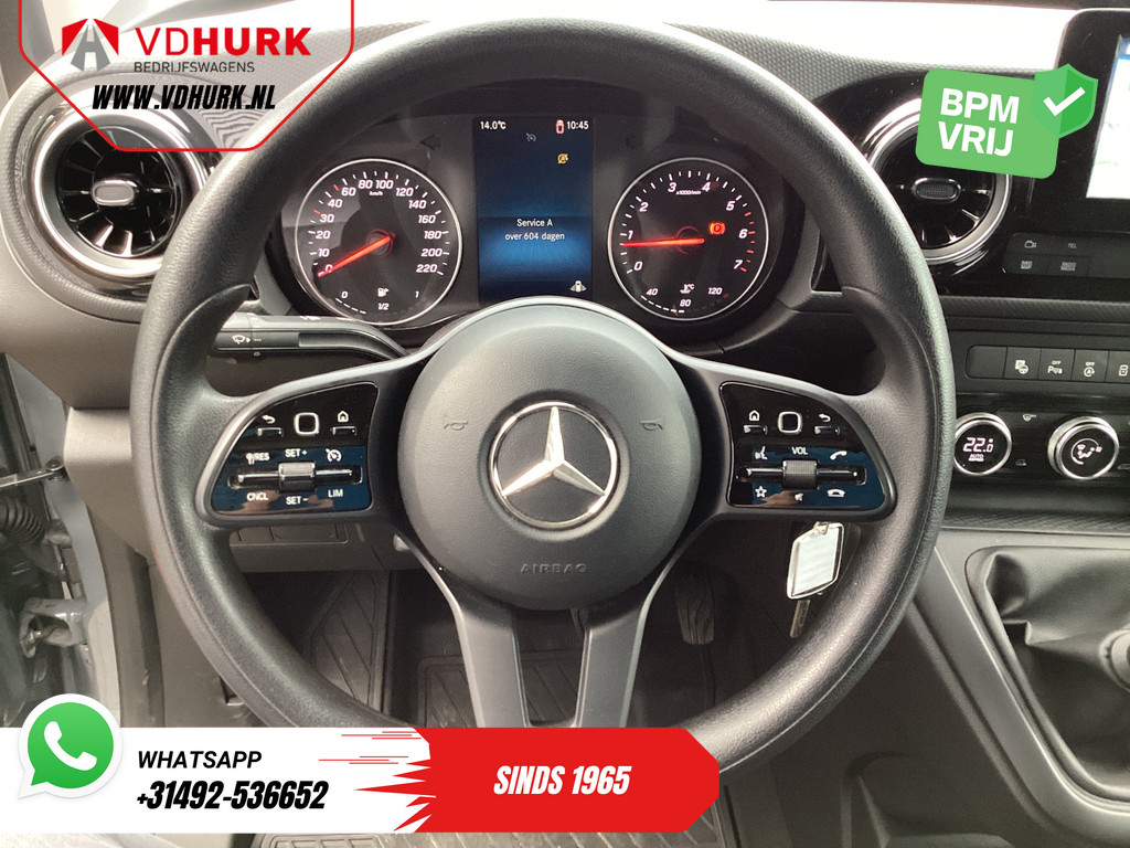 Mercedes-Benz Citan Bestelbus 113 BPM VRIJ! Benzine/ LED/ Climate/ Carplay/ Navi/ Camera/ PDC/ Trekhaak 10