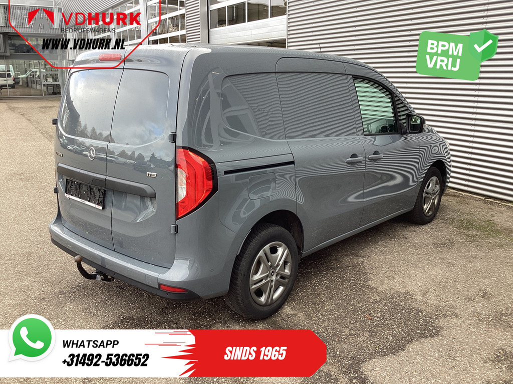 Mercedes-Benz Citan Bestelbus 113 BPM VRIJ! Benzine/ LED/ Climate/ Carplay/ Navi/ Camera/ PDC/ Trekhaak 13