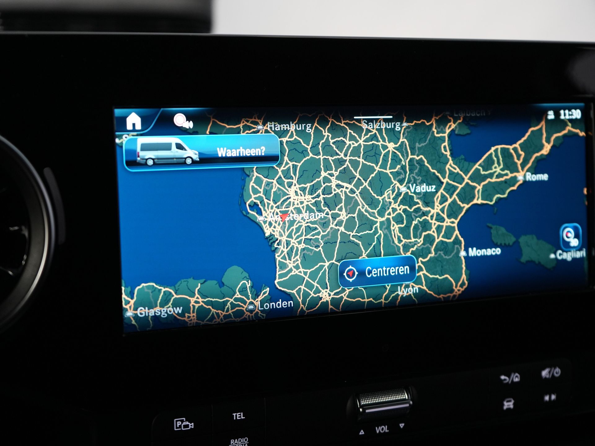 Mercedes-Benz Sprinter Bestelbus 317 CDI Aut. L2H2 BPM VRIJ! Gev.Stoel/ 270 Gr.Deuren/ Stoelverw./ Navi/ Camera/ Cruise/ Airco/ DAB 24