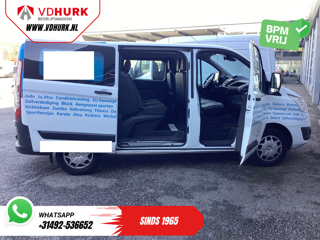 Ford Transit Custom Bestelbus 2.2 TDCI Trend DC Dubbel Cabine EXPORT 6 Pers./ Navi/ Camera/ Cruise/ Airco / PDC V+A/ Trekhaak 5
