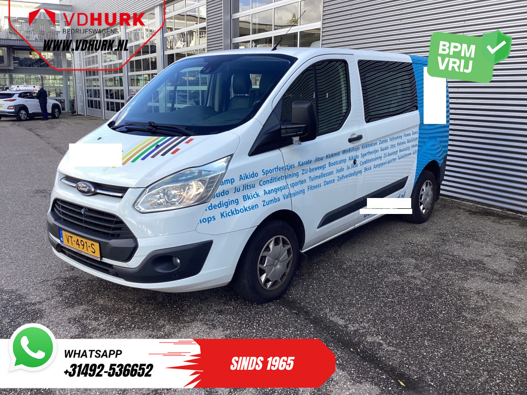 Ford Transit Custom Bestelbus 2.2 TDCI Trend DC Dubbel Cabine EXPORT 6 Pers./ Navi/ Camera/ Cruise/ Airco / PDC V+A/ Trekhaak 7