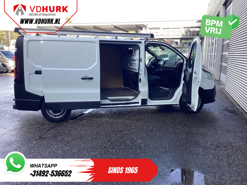 Renault Trafic Bestelbus 1.6 dCi 120 pk L2 BPM VRIJ! NL Auto/ 3 Pers./ Imperiaal/ Navi/ Airco/ Cruise/ PDC/ Trekhaak 4