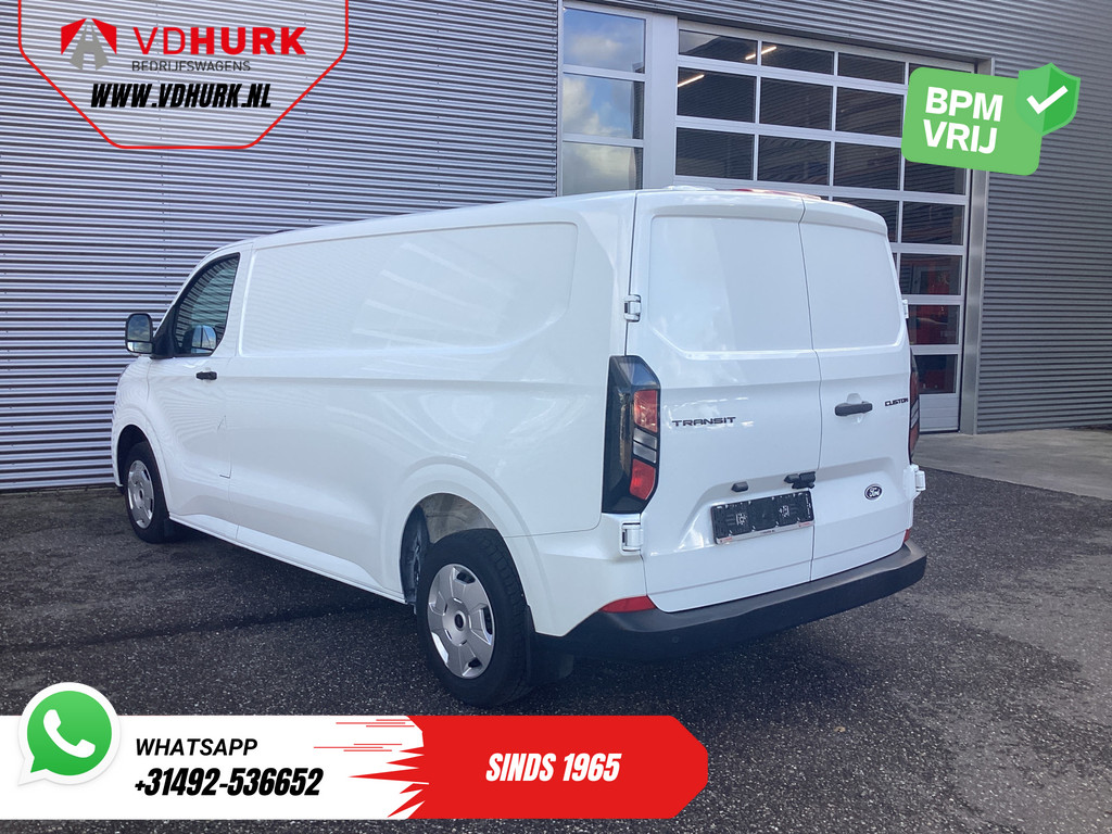 Ford Transit Custom Bestelbus 2.0 TDCI 136 pk Aut. L2 Trend BPM VRIJ! LED/ Carplay/ Camera/ Climate/ PDC/ Cruise 1
