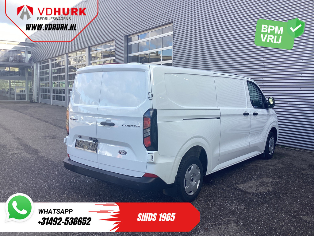 Ford Transit Custom Bestelbus 2.0 TDCI 136 pk Aut. L2 Trend BPM VRIJ! LED/ Carplay/ Camera/ Climate/ PDC/ Cruise 7