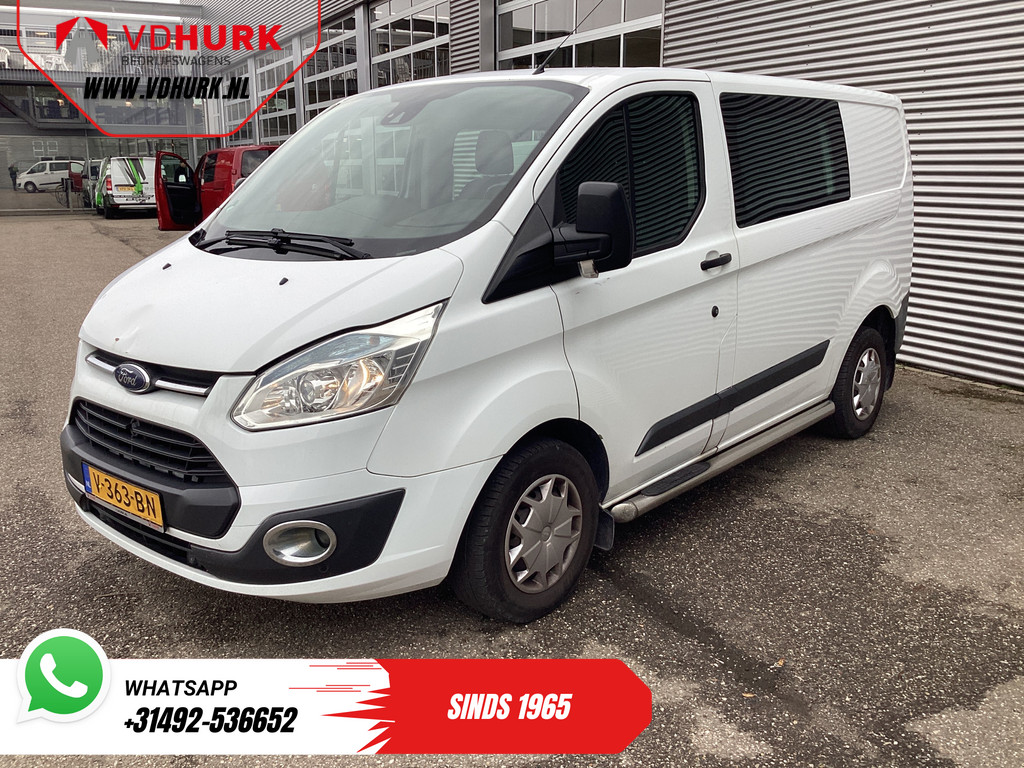 Ford Transit Custom Bestelbus 2.2 TDCI Trend Dubbel Cabine EXPORT Cruise/ Camera/ PDC/ Sidebars/ Airco 7