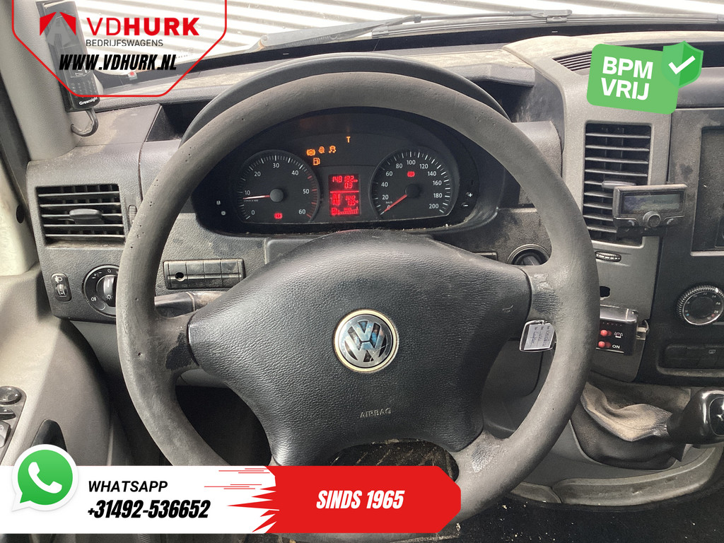 Volkswagen Crafter Bestelbus 50 2.5 TDI Aut. L2H2 DC Dubbel Cabine EXPORT 5 cil/ 3.5t Trekverm./ Airco/ 6 Pers./ 270Gr.Deuren/ Trekhaak 12